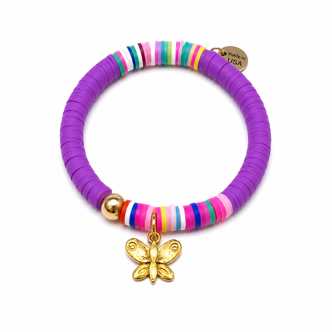 Charm Vinyl Bracelet