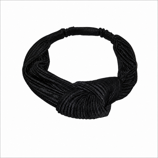 Knot Wrap Black Headband ربطة شعر