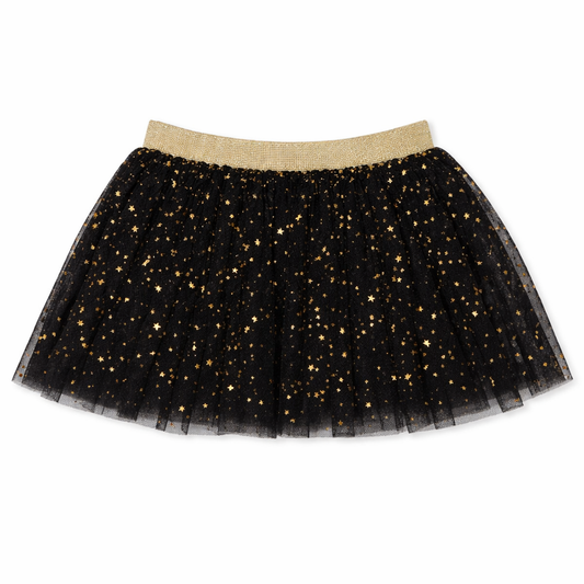 Black Gold Stars Tutu تنورة تور