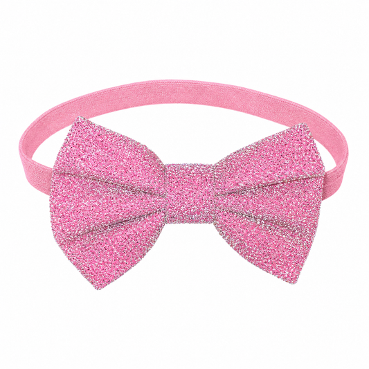 Glitter Bow Headband ربطة شعر