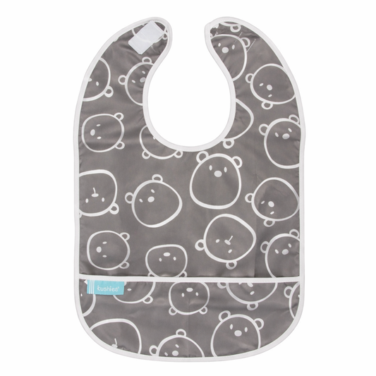 Charcoal Bear Bib مريلة نايلون