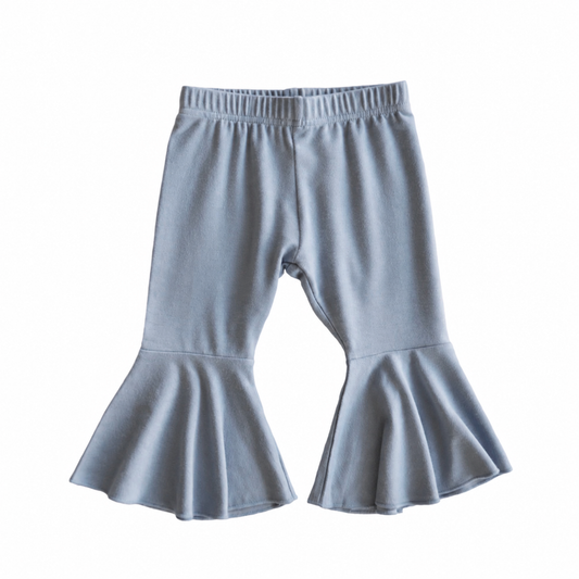 Lina Pleated Blue Bell Bottoms