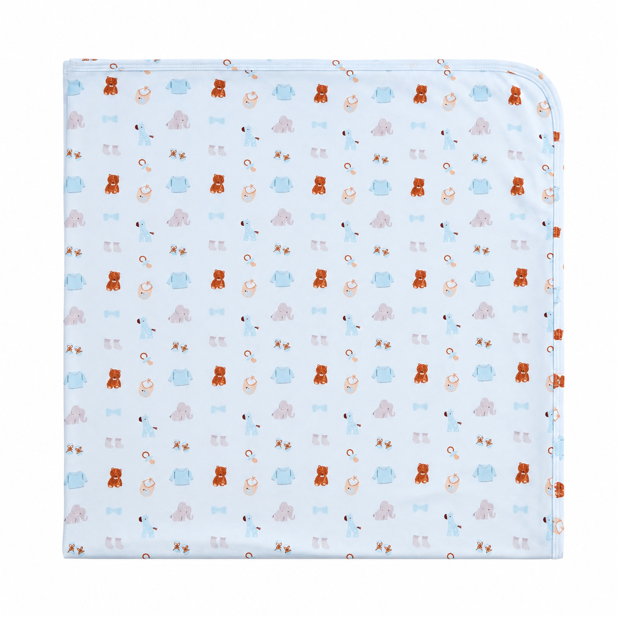Nursery Nostalgia Blue Blanket
