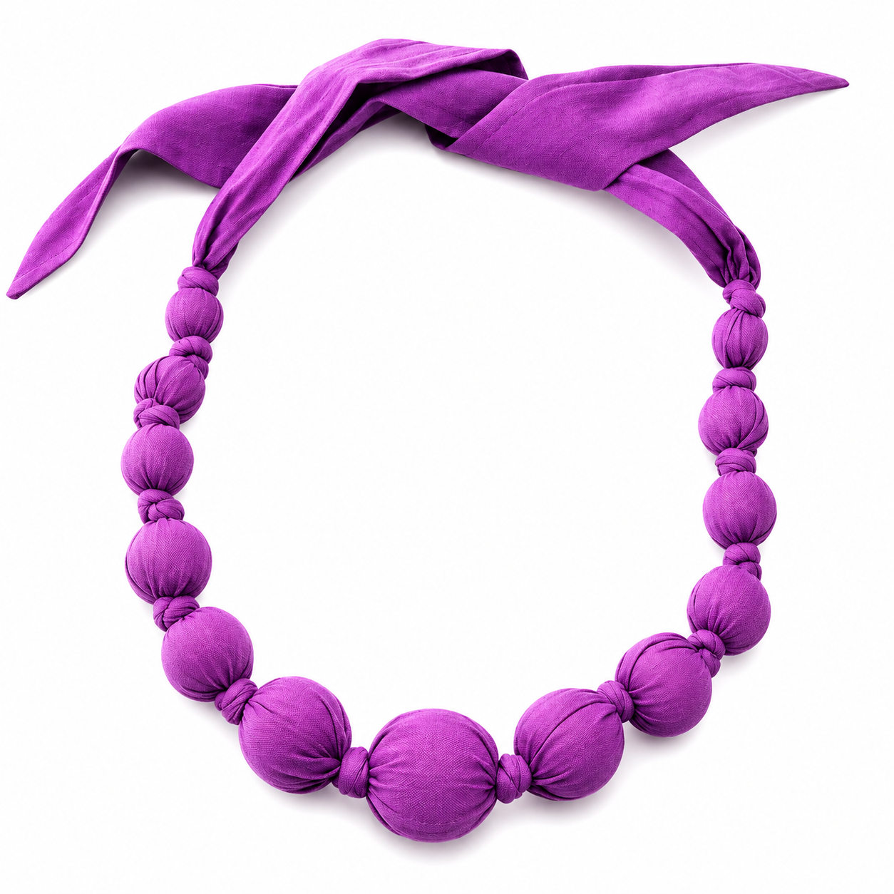 Beaded Neacklace قلب من كور خشب