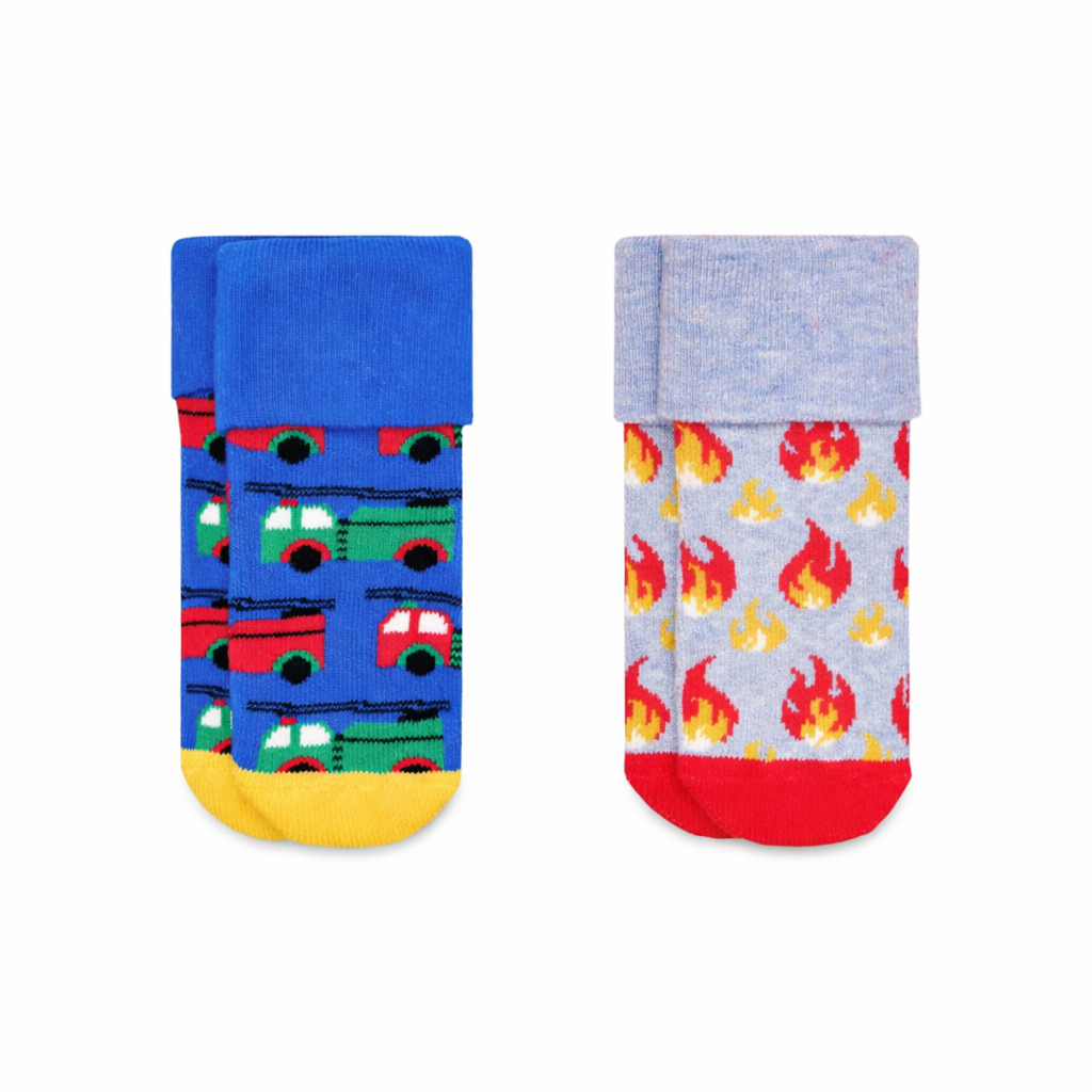 2 Pack On Fire Socks