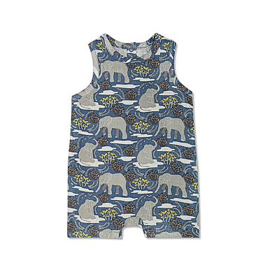 Safari Party Muslin Overall جمبسوت مشجر