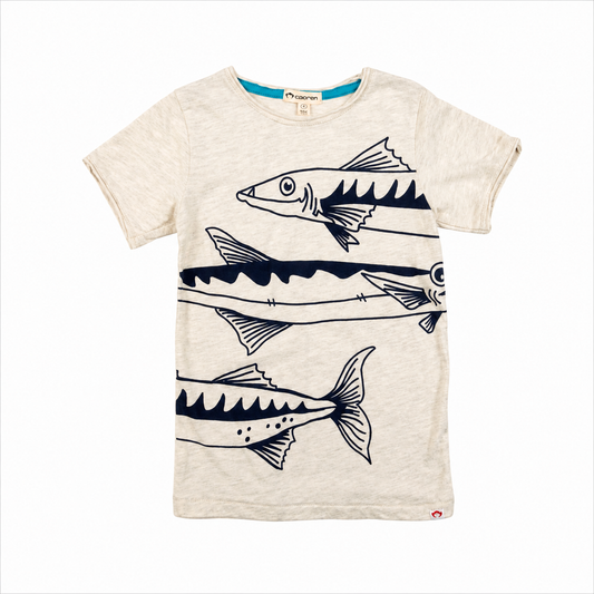 Cloud Heather Barracuda Tshirt بلوزه لون رمادي