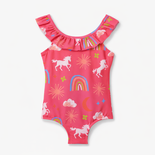 Unicorns & Rainbows Swimsuit ملابس سباحة