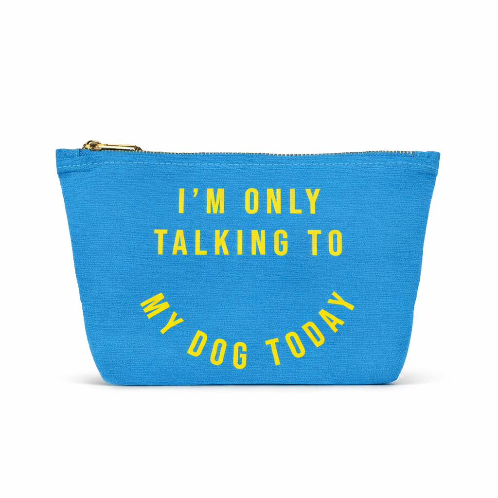 Pouch Dogs حقيبة لون أزرق