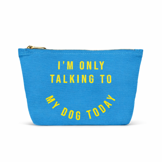 Pouch Dogs حقيبة لون أزرق