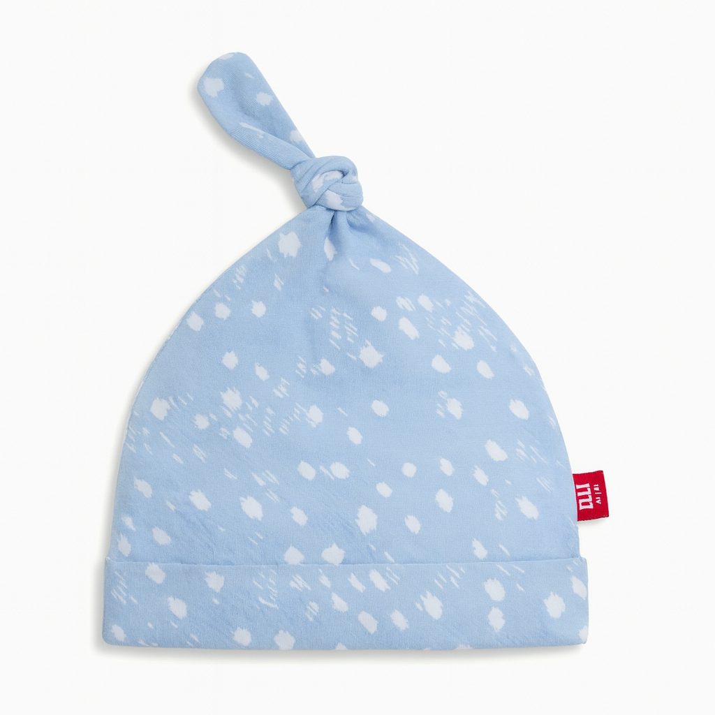Blue Doeskin Modal Hat قبعة مواليد