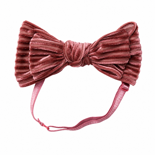Floppy Velvet Stripe Headband ربطة شعر