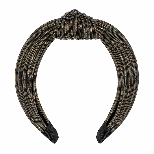 metallic knot Headband تاج