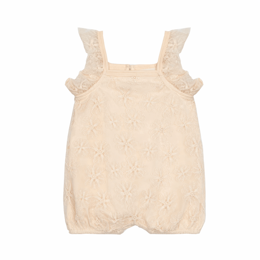 Vanilla Bean Romper & Headband طقم مولوده بنت