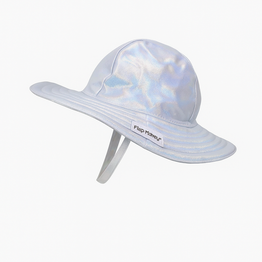 Shimmering Silver  Summer Splash  Hat قبعة فضية