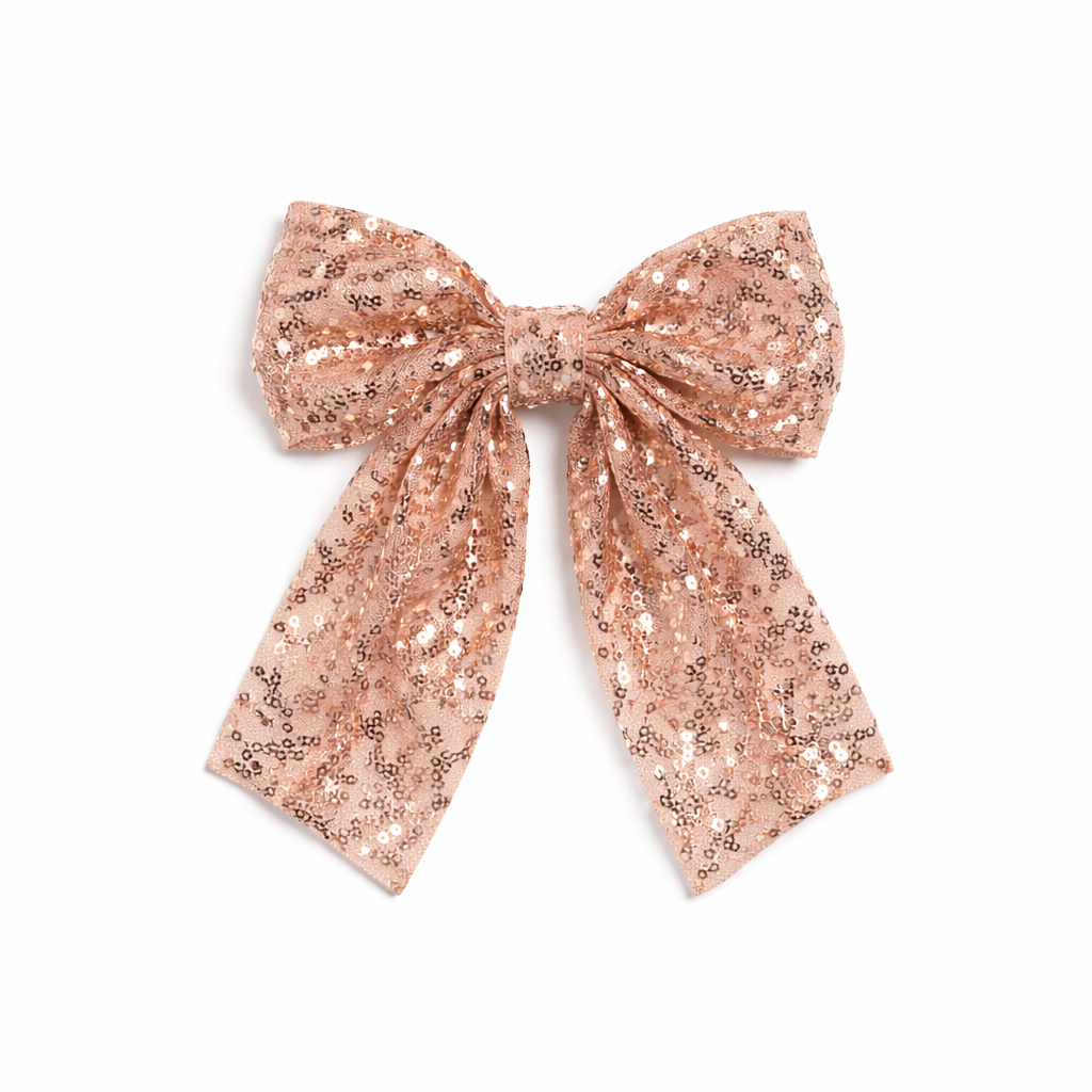 Sequin Longtail Bow مشبك شعر