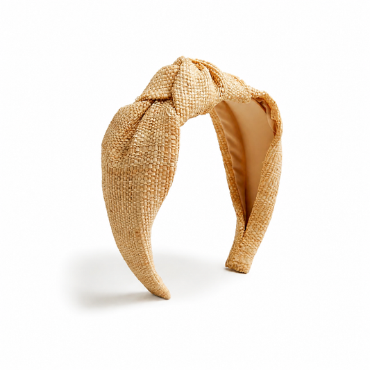 Raffia Rattan Headband تاج