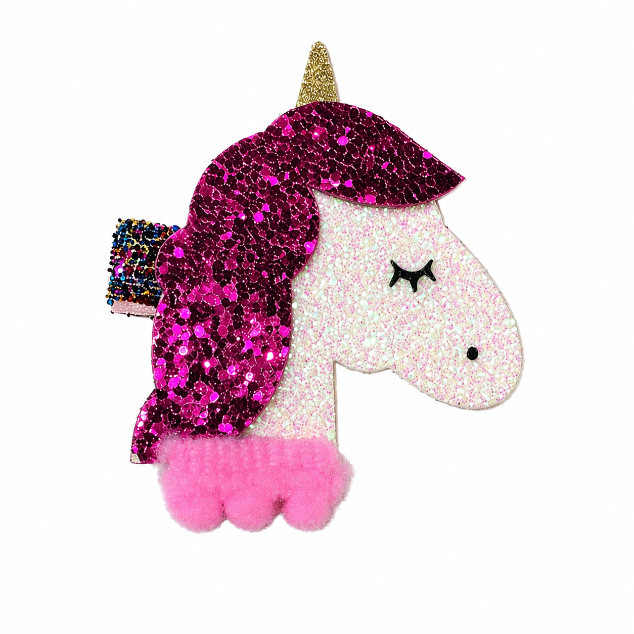 Unicorn & Rainbow Hair Clip مشبك شعر