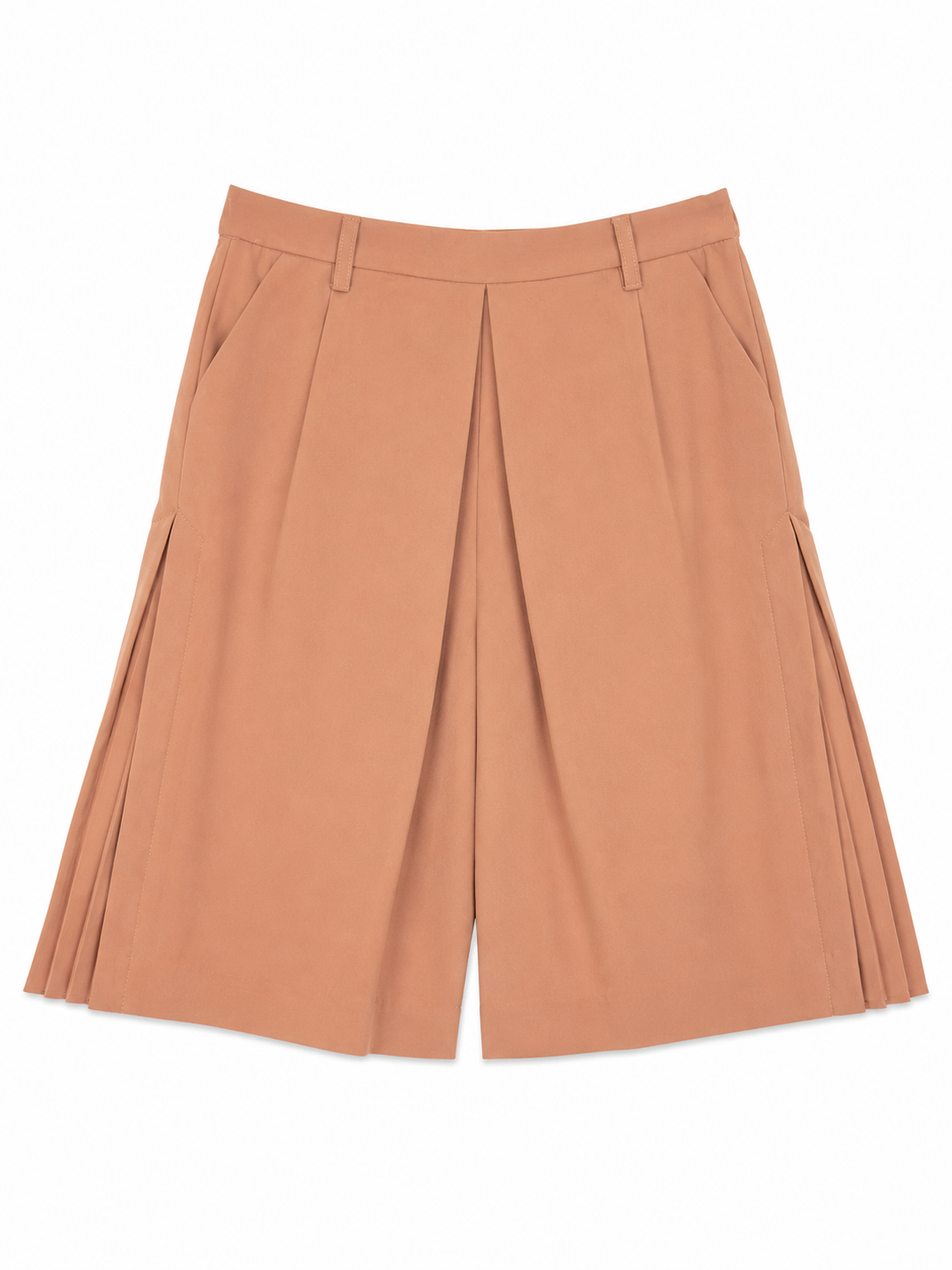 Dusty Pink Culottes With Flare