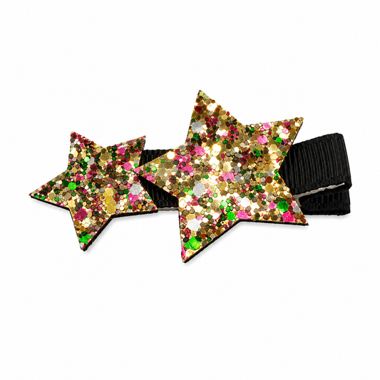 Glitter Star Hair Clip مشبك شعر