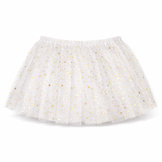 White Gold Stars tutu تنورة تور