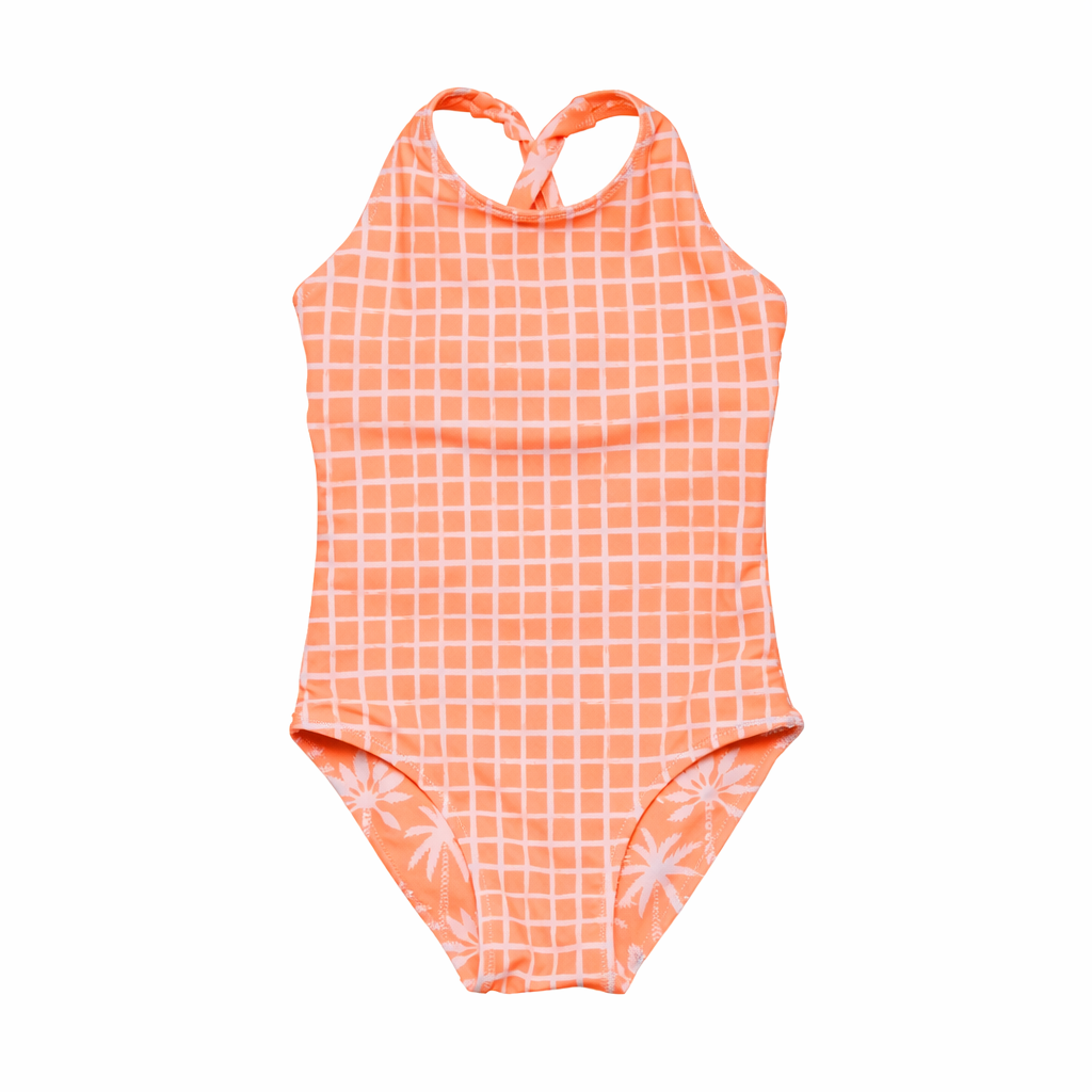 Cali Palms Swimsuit & Short Set طقم سباحة