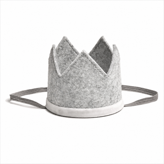 Grey / White Boy Crown تاج