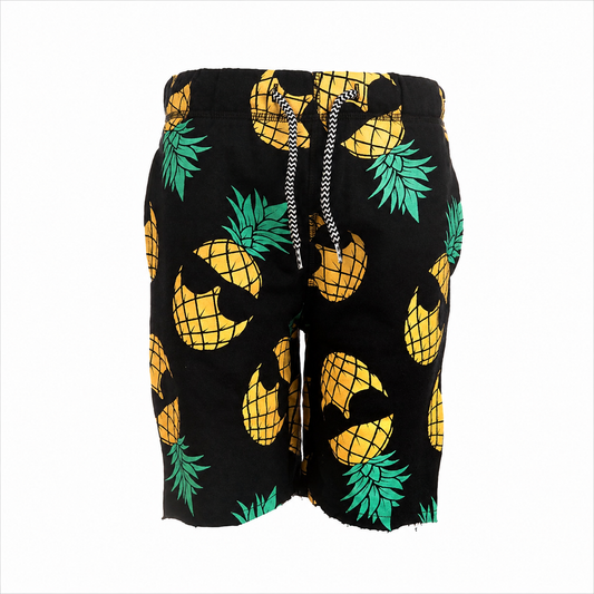 Pinapple Shorts شورت لون أسود