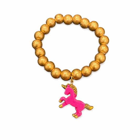 Golen Unicorn Bracelet سوار ذهبي