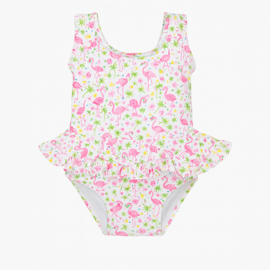 Flamingo Party Swimsuit ملابس سباحة