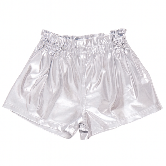 Girls Lame Theodore Short, Silver  شورت لون فضي