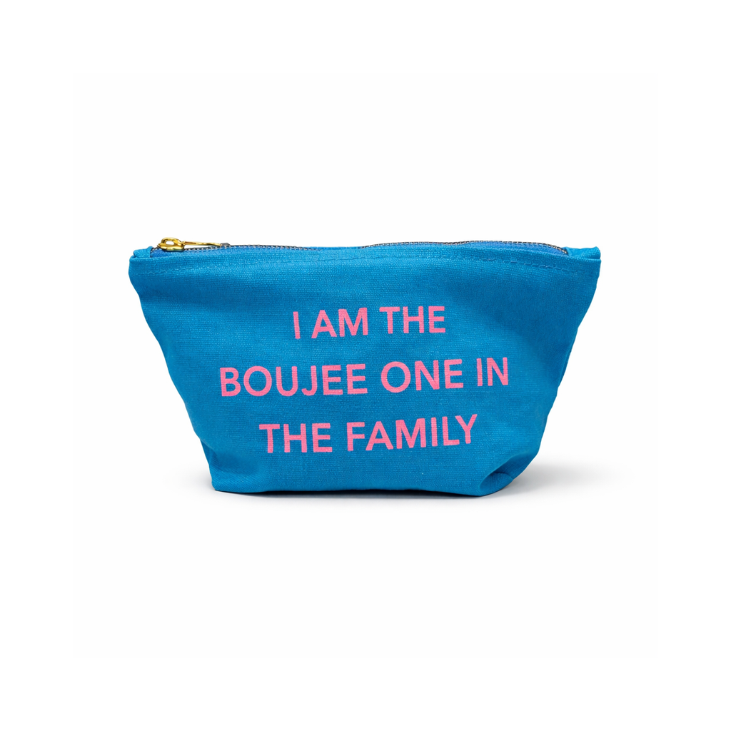 Pouch ,Boujee حقيبة لون أزرق