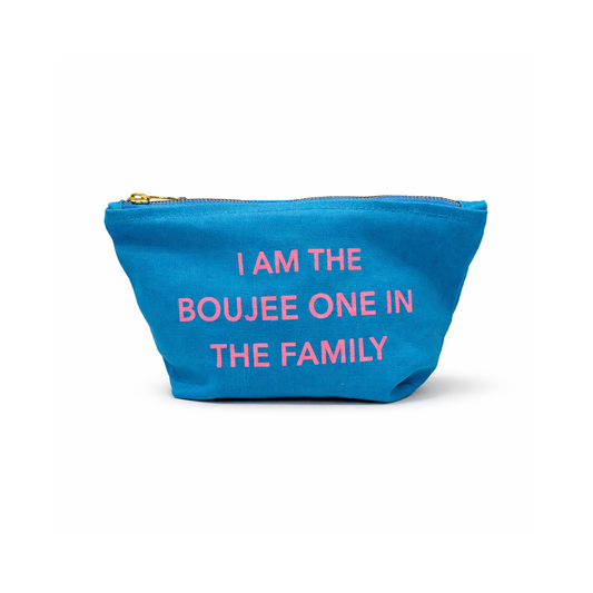 Pouch ,Boujee حقيبة لون أزرق