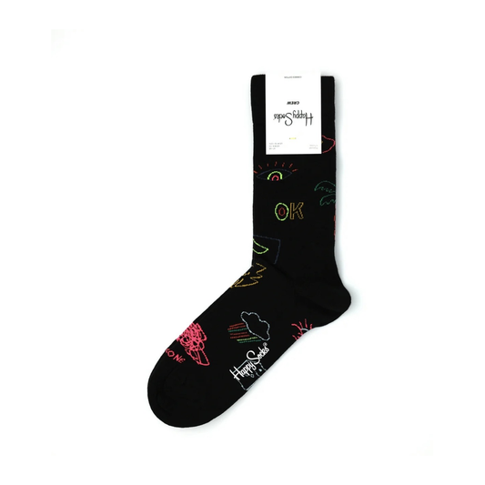 Black Good Times Socks جوارب ملونة