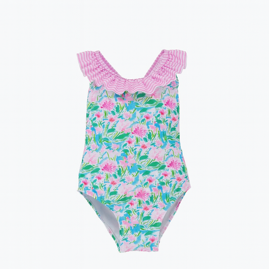 Lotus & Lilies Mindy Crossback Swimsuit ملابس سباحة
