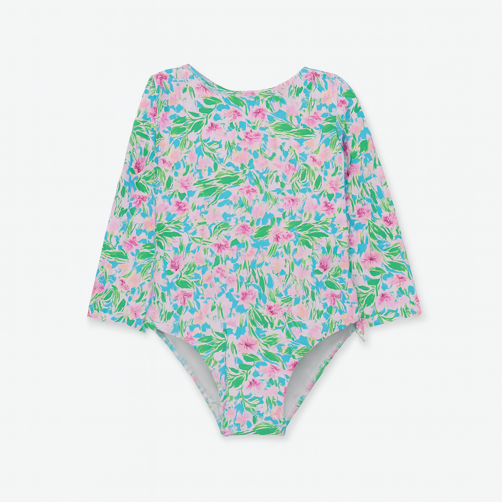 Lotus & Lillies Charlie L/S Rash Guard Swimsuit ملابس سباحة