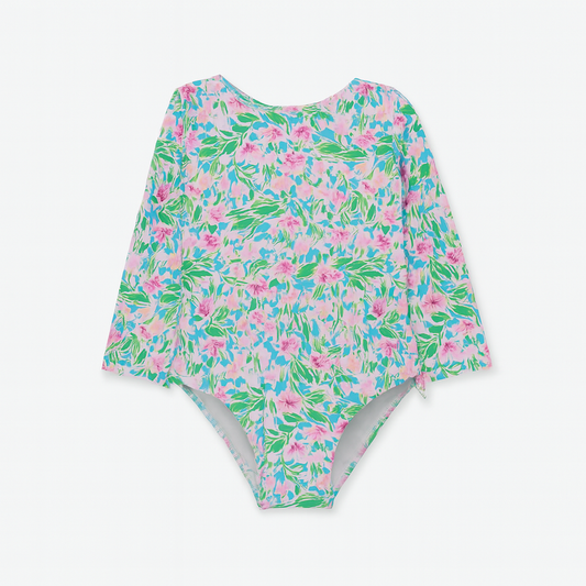 Lotus & Lillies Charlie L/S Rash Guard Swimsuit ملابس سباحة