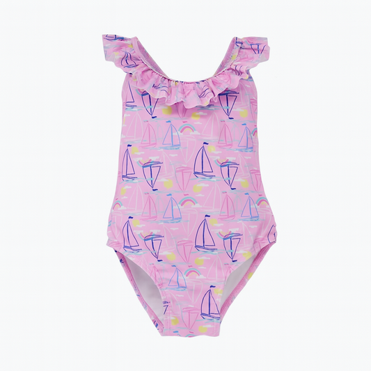 Sail Away Mindy Crossback Swimsuit ملابس سباحة