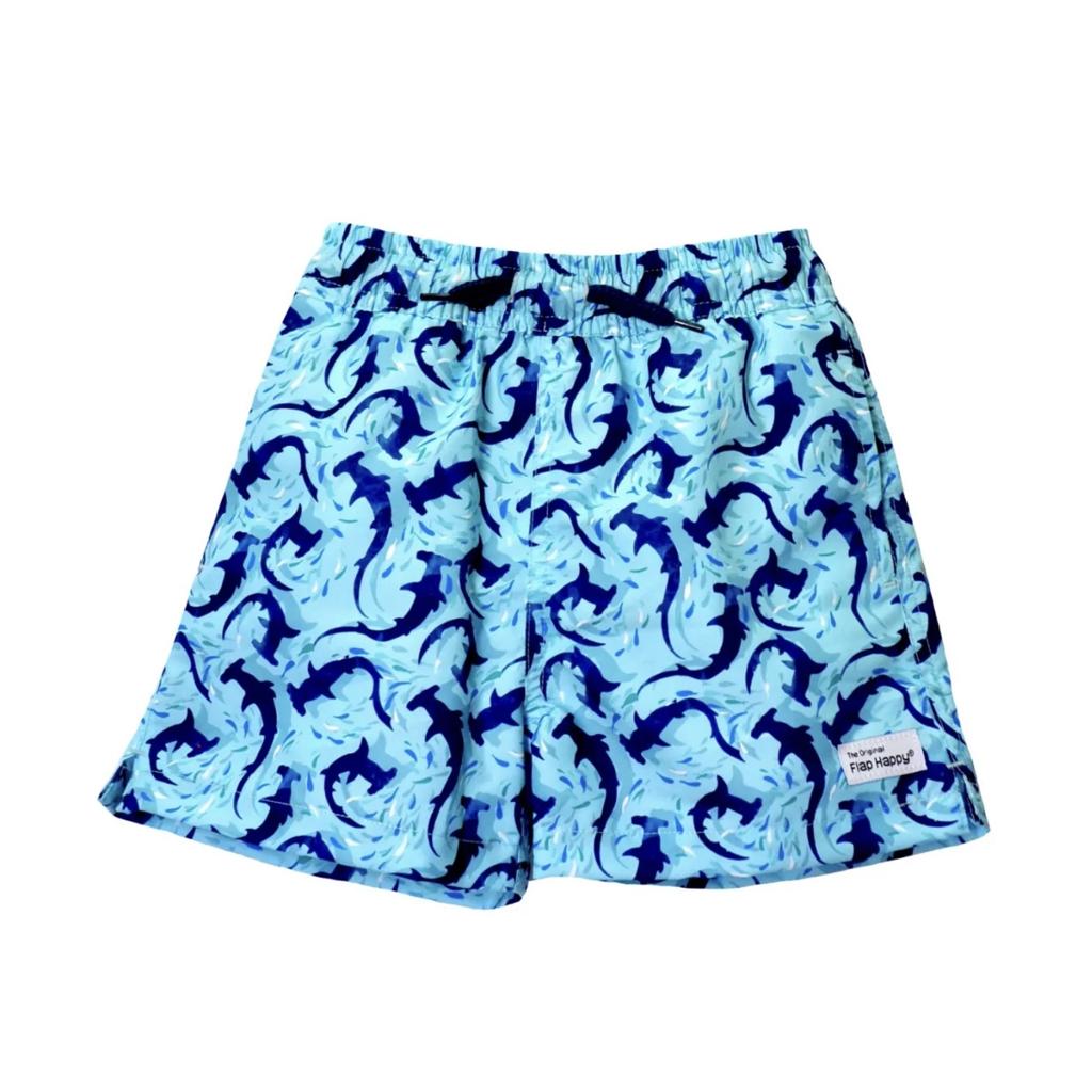 Swirly Shark Swim Trunk شورت سباحة