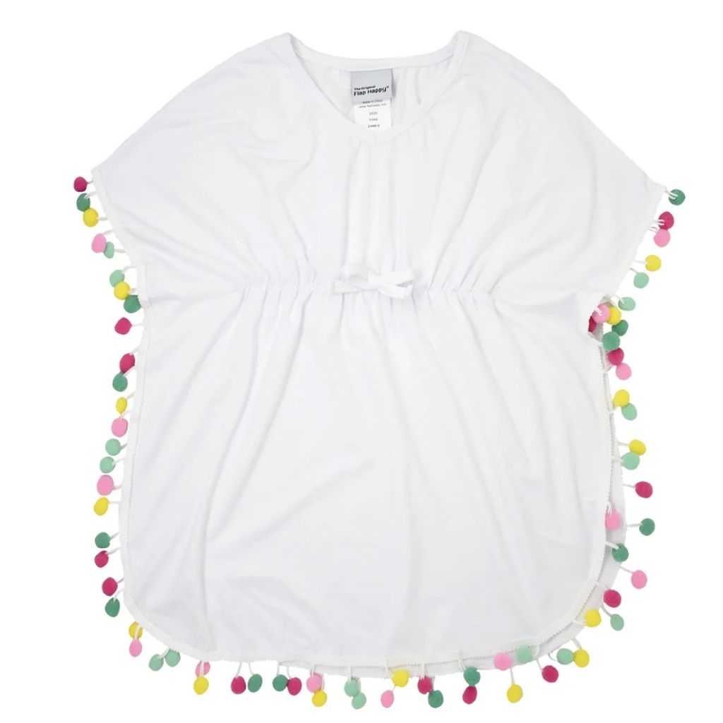 White Kai Beach Swim Cover-Up فستان أبيض