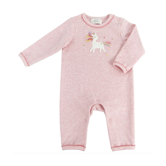 Crochet Unicorn Star Romper بيجاما مواليد