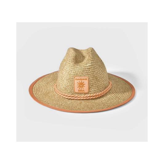 Orange Rope Hat قبعة قش
