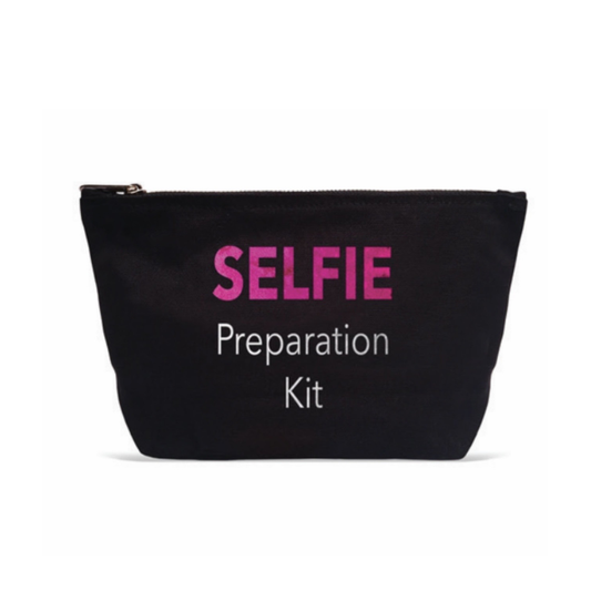 Pouch , Selfie حقيبة لون أسود