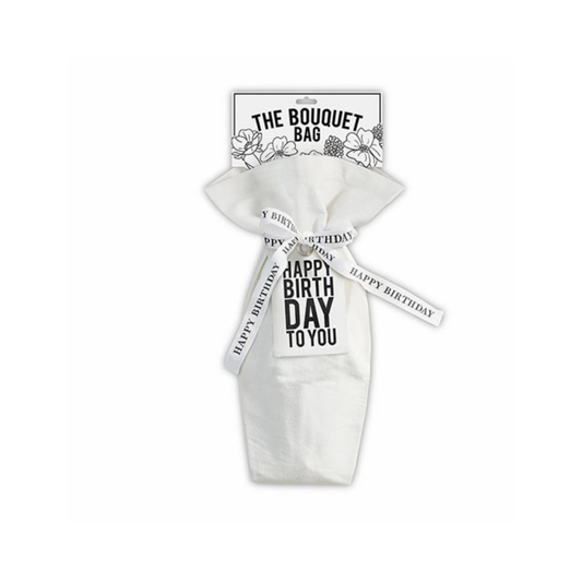 Bouquet Bag, Happy BDay غطاء للورد