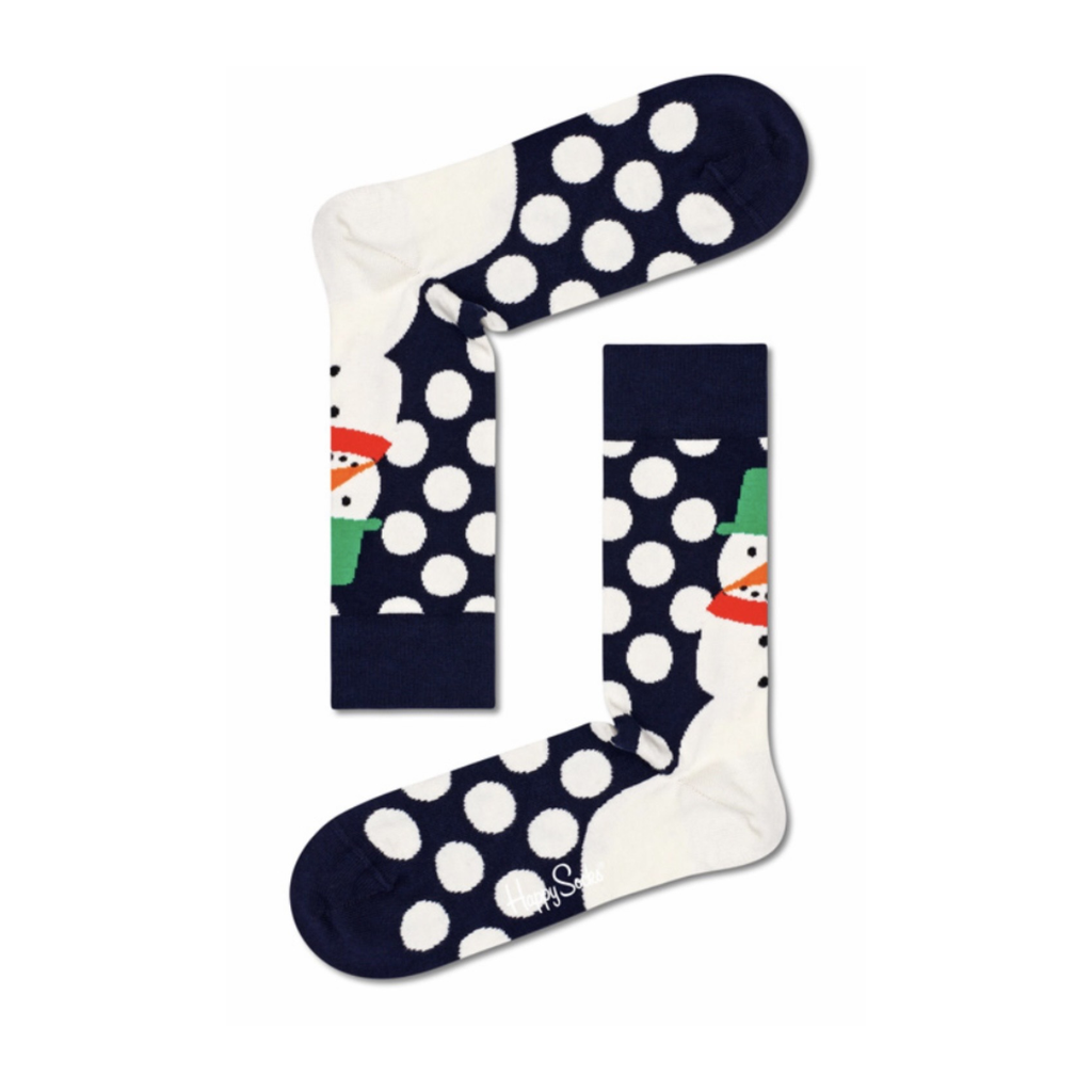 Jumbo Snowman Socks جوارب ملونة