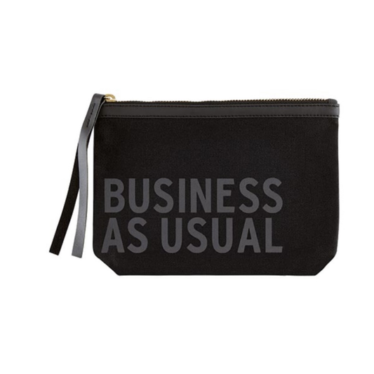 Pouch Bag, As Usual حقيبة لون أسود