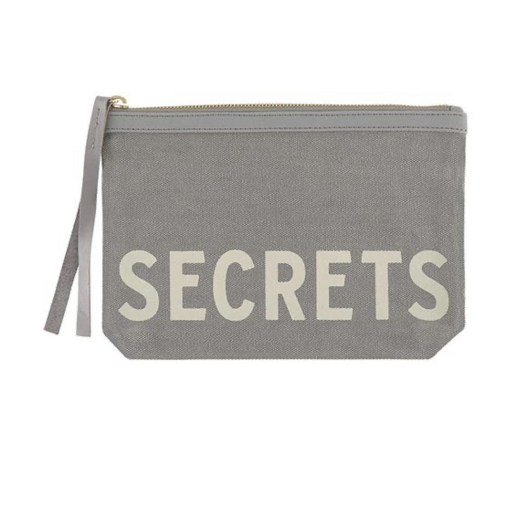 Pouch Bag, Secrets حقيبة لون رمادي