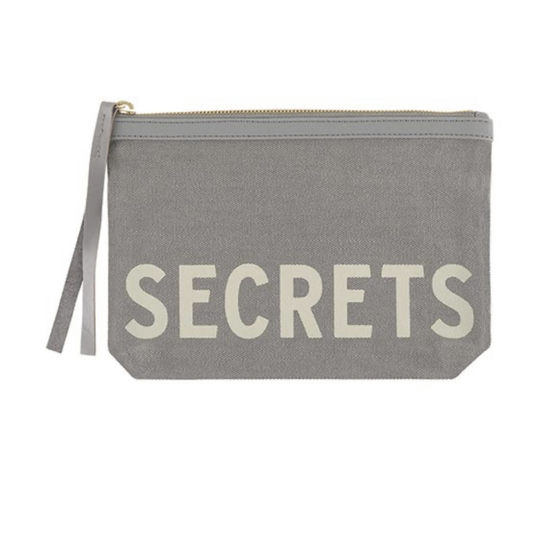 Pouch Bag, Secrets حقيبة لون رمادي