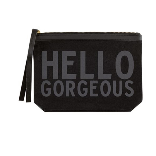 Pouch Bag, Hello حقيبة لون أسود