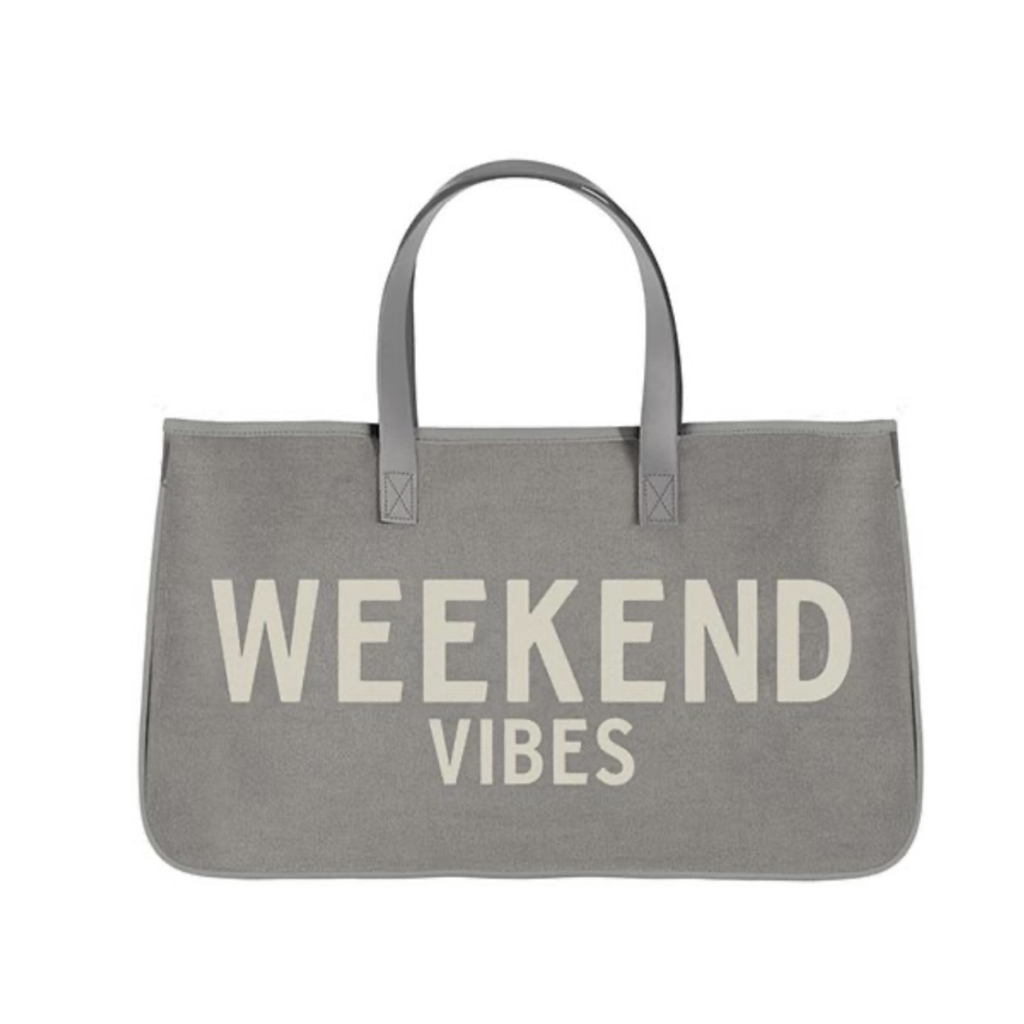 Weekend Vibes Bag حقيبة لون رمادي